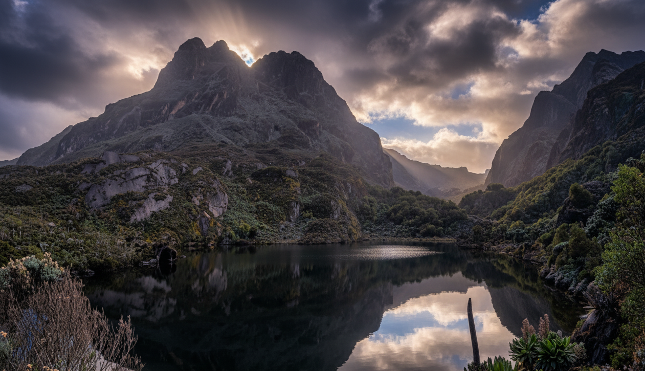 The mystical Rwenzori range.