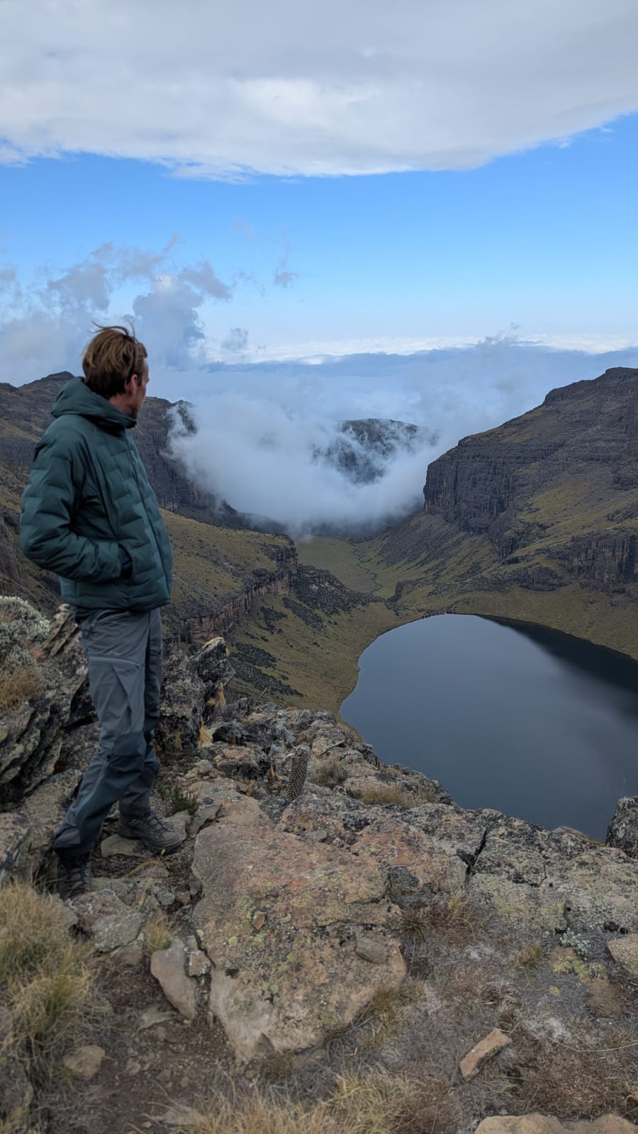 The high camp at Simba Tarn.