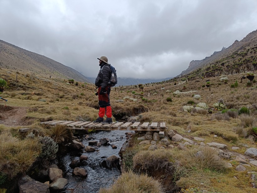 The rugged Naro Moru trail.