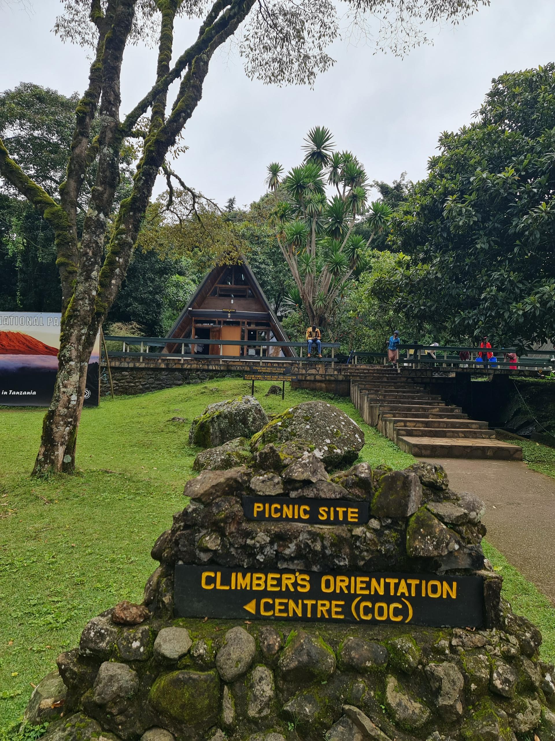 Huts on the Marangu route.